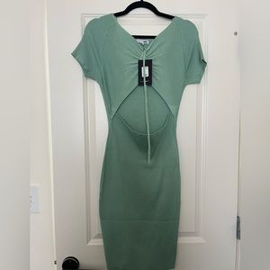 Fashion nova ribbed dress with tags